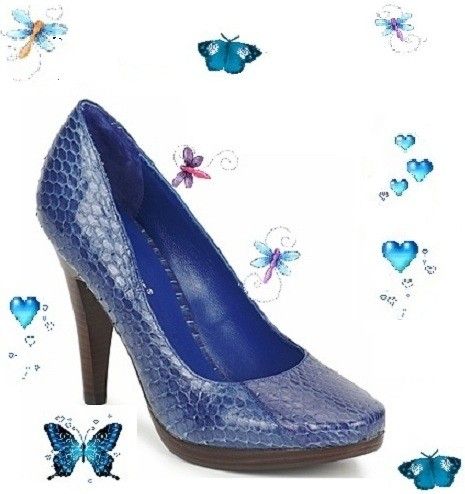 chaussure bleu nuit