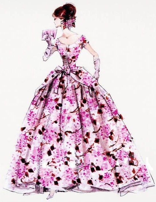 robe rose barbie
